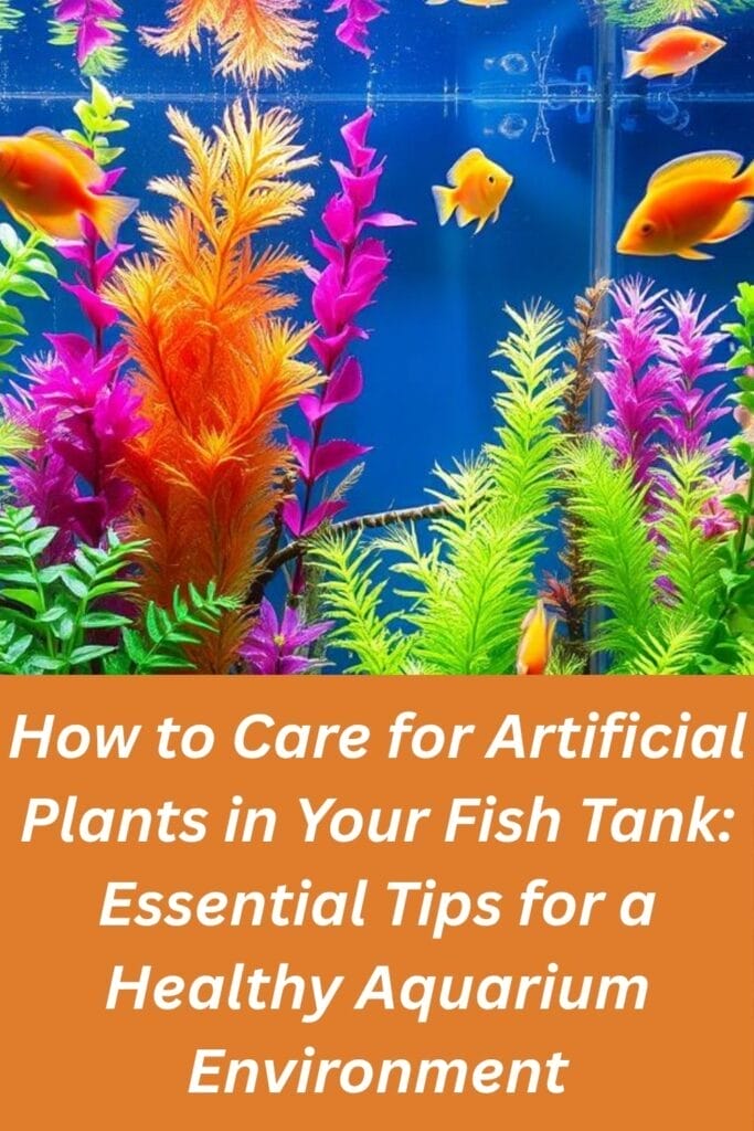 How to Care for Artificial Plants in Your Fish Tank: Essential Tips for a Healthy Aquarium Environment