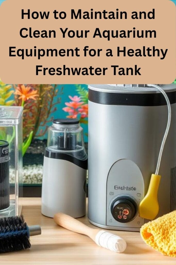 How to Maintain and Clean Your Aquarium Equipment for a Healthy Freshwater Tank