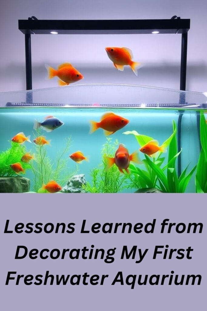 Lessons Learned from Decorating My First Freshwater Aquarium